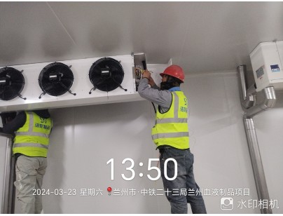 國藥集團蘭州生物制藥30000立方米血液制品冷庫建設(shè)工程案例