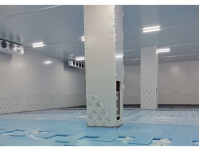 安徽翔威供應(yīng)鏈14500m3保稅區(qū)冷鏈物流冷庫(kù)工程建造案例